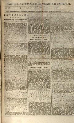 Gazette nationale, ou le moniteur universel (Le moniteur universel) Freitag 15. Mai 1801