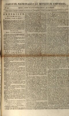 Gazette nationale, ou le moniteur universel (Le moniteur universel) Montag 25. Mai 1801