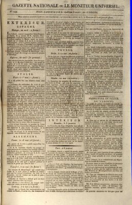 Gazette nationale, ou le moniteur universel (Le moniteur universel) Freitag 29. Mai 1801