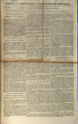 Gazette nationale, ou le moniteur universel (Le moniteur universel) Donnerstag 4. Juni 1801