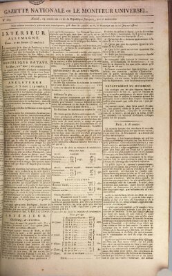 Gazette nationale, ou le moniteur universel (Le moniteur universel) Mittwoch 10. März 1802