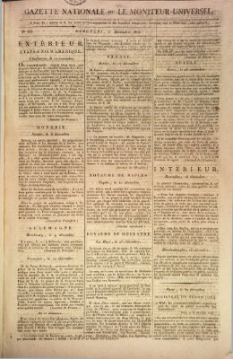 Gazette nationale, ou le moniteur universel (Le moniteur universel) Mittwoch 31. Dezember 1806