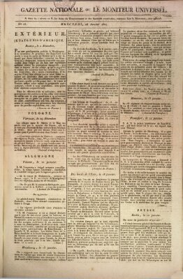 Gazette nationale, ou le moniteur universel (Le moniteur universel) Mittwoch 28. Januar 1807
