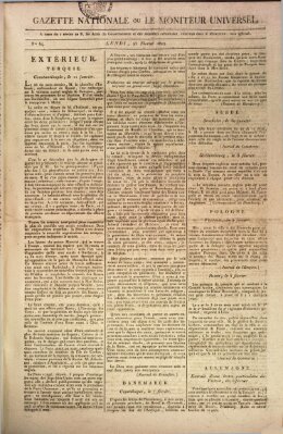 Gazette nationale, ou le moniteur universel (Le moniteur universel) Montag 23. Februar 1807