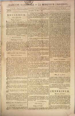 Gazette nationale, ou le moniteur universel (Le moniteur universel) Montag 16. März 1807