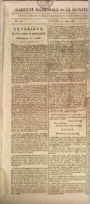 Gazette nationale, ou le moniteur universel (Le moniteur universel) Donnerstag 20. August 1807