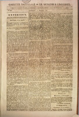 Gazette nationale, ou le moniteur universel (Le moniteur universel) Samstag 12. Dezember 1807
