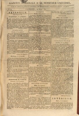 Gazette nationale, ou le moniteur universel (Le moniteur universel) Freitag 29. Januar 1808