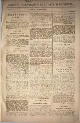 Gazette nationale, ou le moniteur universel (Le moniteur universel) Donnerstag 21. Juli 1808