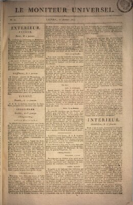 Le moniteur universel Montag 21. Januar 1811