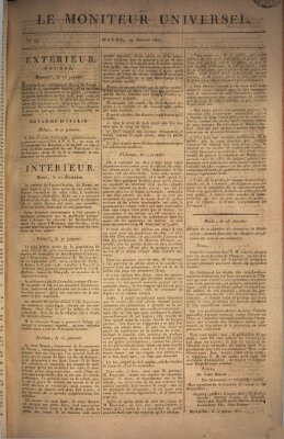 Le moniteur universel Dienstag 29. Januar 1811