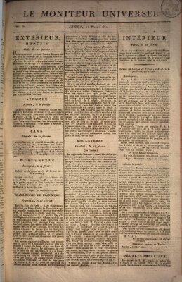 Le moniteur universel Donnerstag 21. Februar 1811