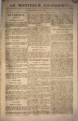 Le moniteur universel Freitag 8. März 1811