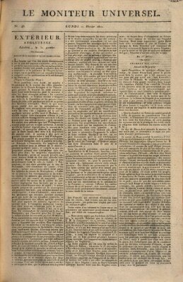 Le moniteur universel Montag 17. Februar 1812
