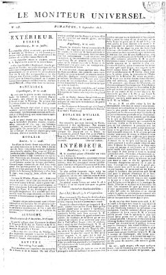 Le moniteur universel Sonntag 5. September 1813