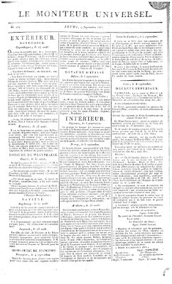 Le moniteur universel Donnerstag 9. September 1813