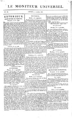 Le moniteur universel Donnerstag 7. Oktober 1813