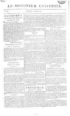 Le moniteur universel Dienstag 12. Oktober 1813