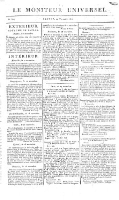 Le moniteur universel Samstag 20. November 1813