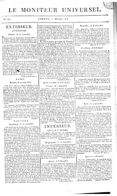 Le moniteur universel Samstag 11. Dezember 1813