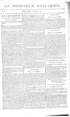 Le moniteur universel Mittwoch 15. Dezember 1813