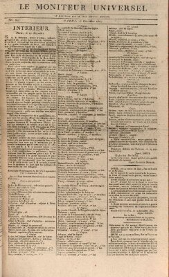 Le moniteur universel Dienstag 13. Dezember 1814