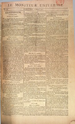 Le moniteur universel Sonntag 15. Oktober 1815