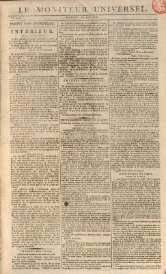 Le moniteur universel Dienstag 23. April 1816