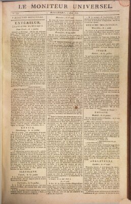 Le moniteur universel Mittwoch 7. August 1816