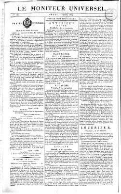 Le moniteur universel Donnerstag 7. Oktober 1819