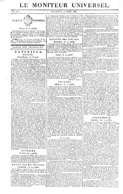 Le moniteur universel Montag 24. Juli 1820