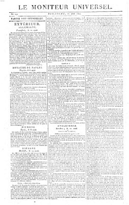 Le moniteur universel Sonntag 27. August 1820