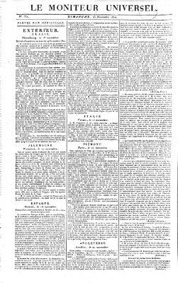 Le moniteur universel Sonntag 26. November 1820