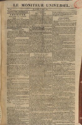 Le moniteur universel Dienstag 3. April 1821