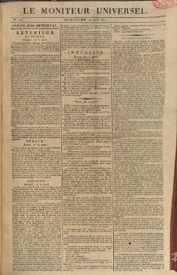 Le moniteur universel Sonntag 15. April 1821
