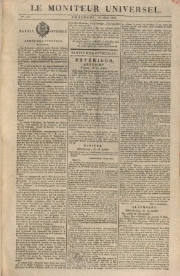 Le moniteur universel Montag 1. August 1825