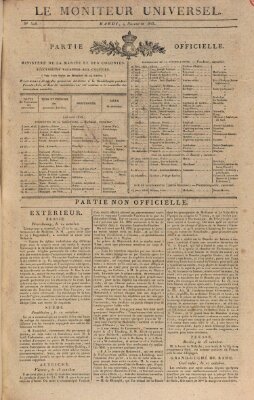 Le moniteur universel Freitag 4. November 1825