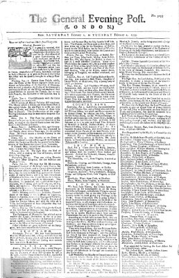 The general evening post Montag 3. Februar 1755