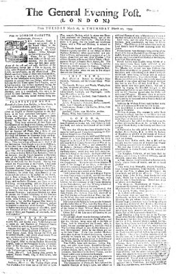 The general evening post Dienstag 18. März 1755