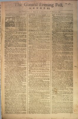 The general evening post Samstag 27. März 1756