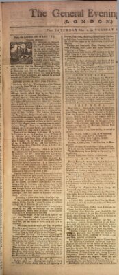 The general evening post Samstag 1. Mai 1756