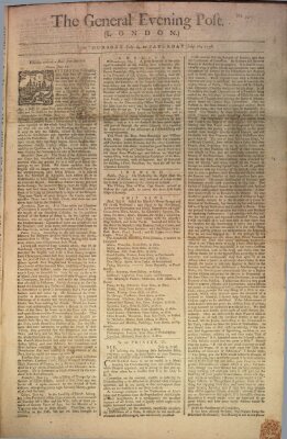 The general evening post Freitag 9. Juli 1756