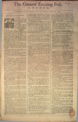 The general evening post Freitag 17. September 1756
