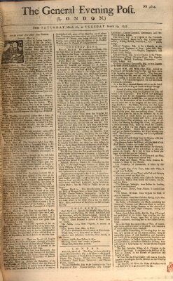 The general evening post Dienstag 29. März 1757