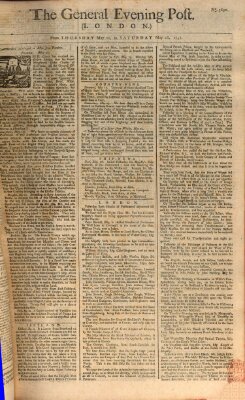 The general evening post Samstag 28. Mai 1757