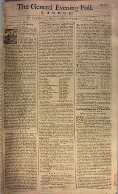 The general evening post Sonntag 14. Mai 1758