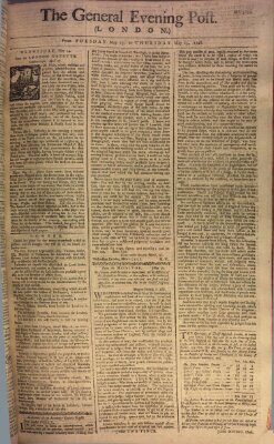 The general evening post Mittwoch 24. Mai 1758