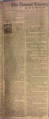 The general evening post Freitag 9. Juni 1758