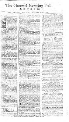 The general evening post Samstag 3. März 1759