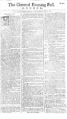 The general evening post Montag 2. April 1759